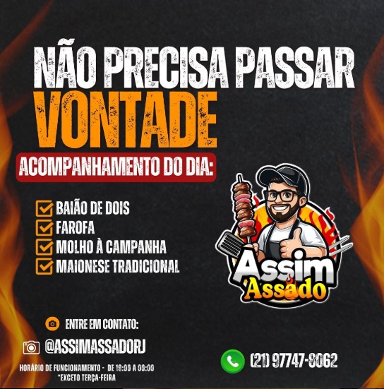 deu vontade