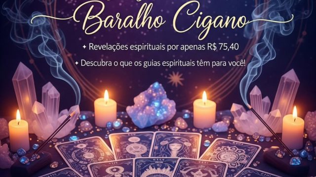 🔮✨ Já pensou em entender os sinais do universoAs cartas do Baralho Cigano revelam o que está o